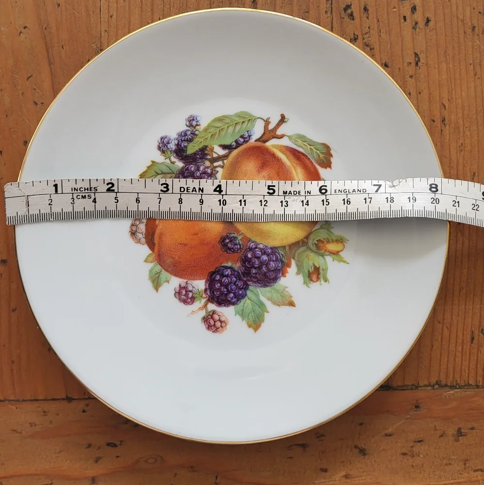 Antique Fruit Plates & Jam Jar